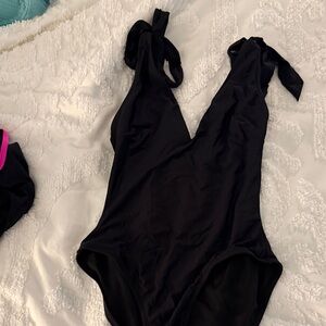 J. Crew Black Women's One Piece Swimsuit
